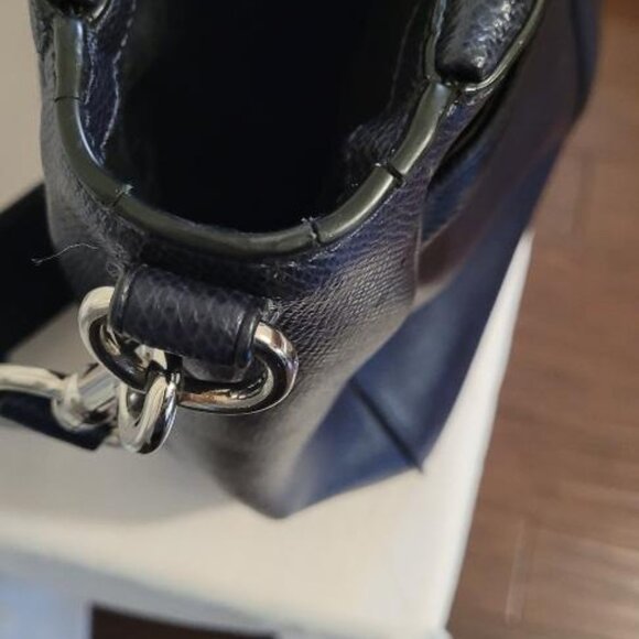 COACH Authentic Metropolitan Laptop Bag - Navy Blue - Picture 9 of 10